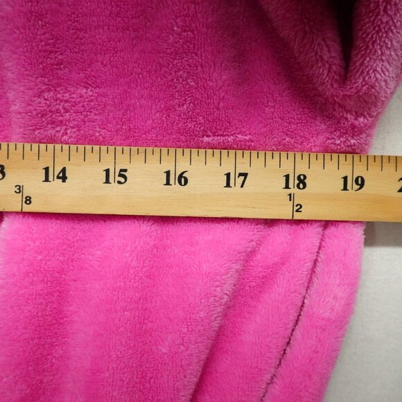 Rongtai Robe Womens Small Pink Plush Thick Mid Length Cozy Comfy - Picture 4 of 10